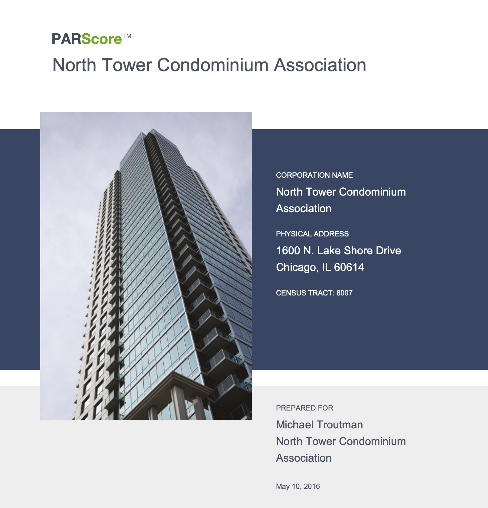 PAR Score All Orders Page